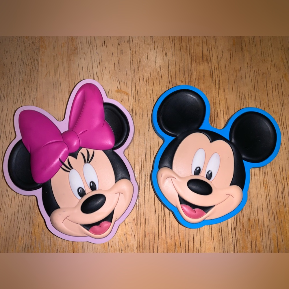 Minnie and Mickey Mouse Refrigerator Magnets